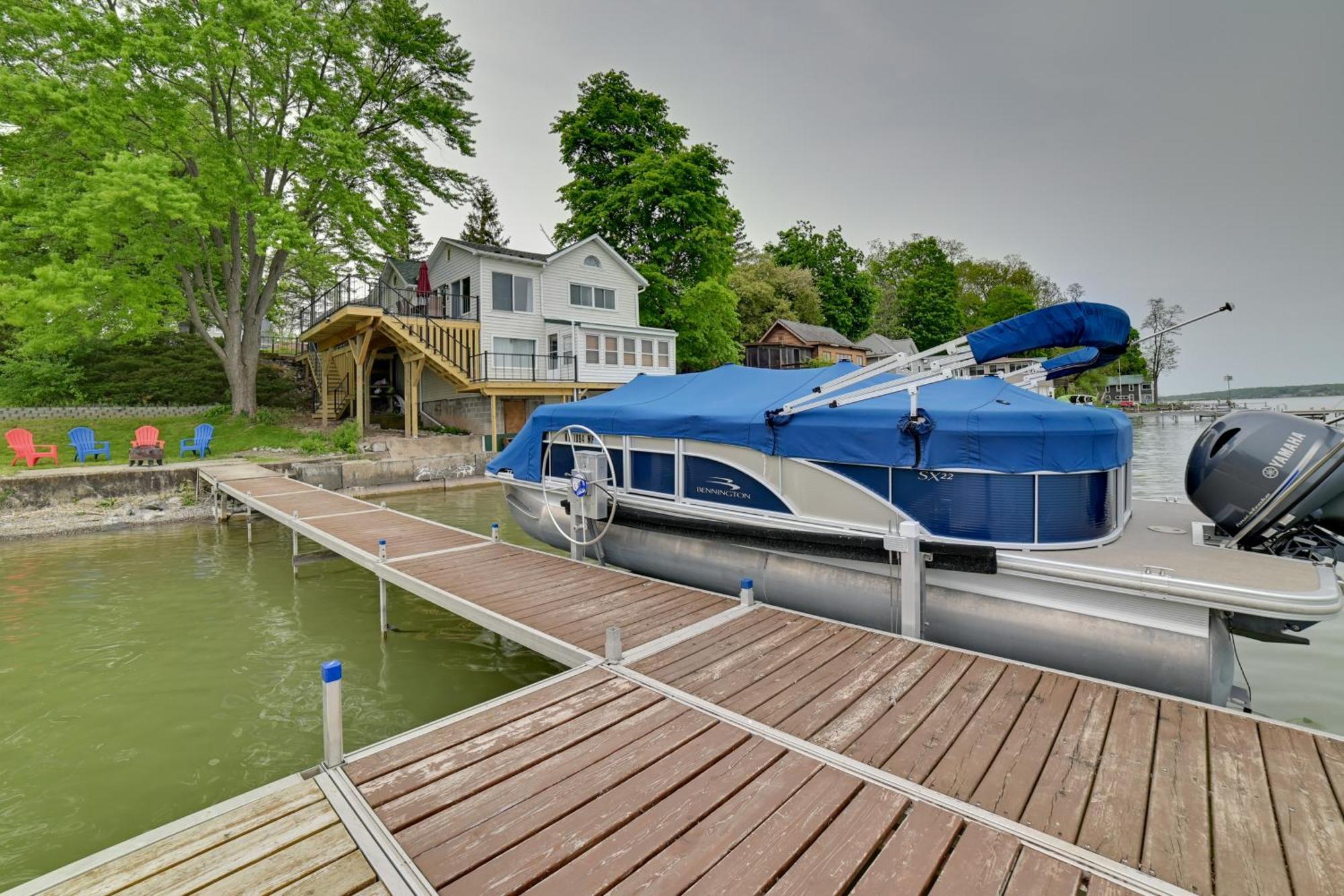 Cayuga Lake Retreat In Seneca Falls With Dock! Extérieur photo