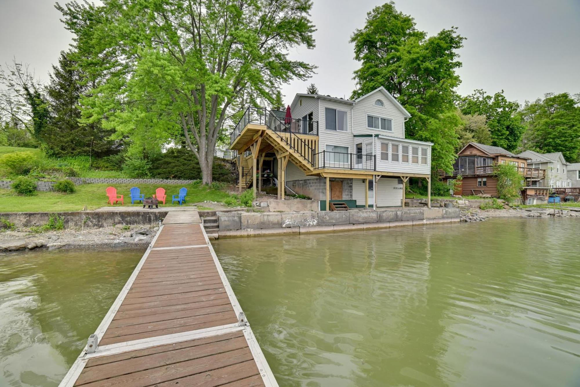 Cayuga Lake Retreat In Seneca Falls With Dock! Extérieur photo